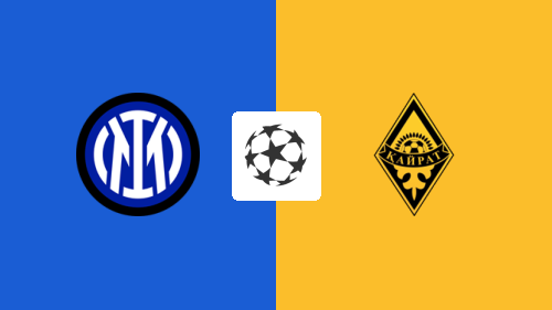 Inter vs Kairat Almaty