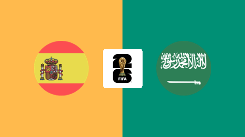 Spain vs Saudi Arabia